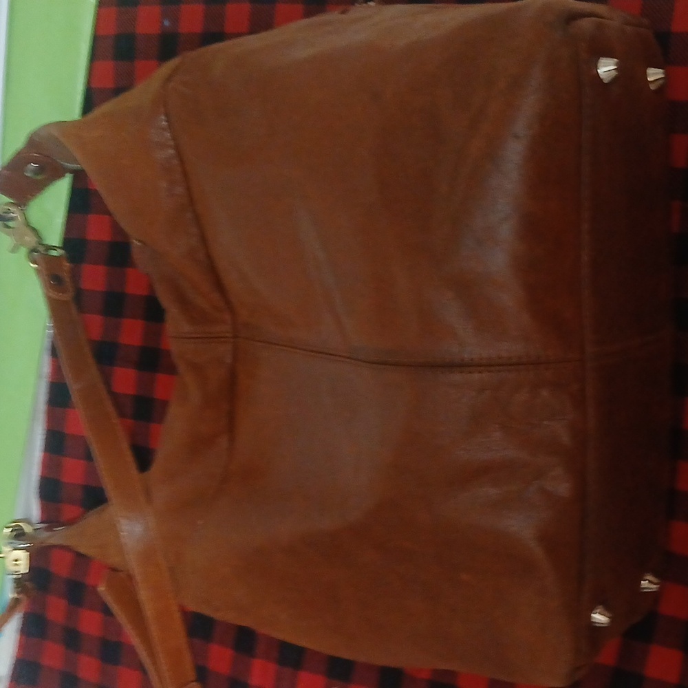 HOBO Tan Brown Leather Crossbody Bag - Picture 5 of 12